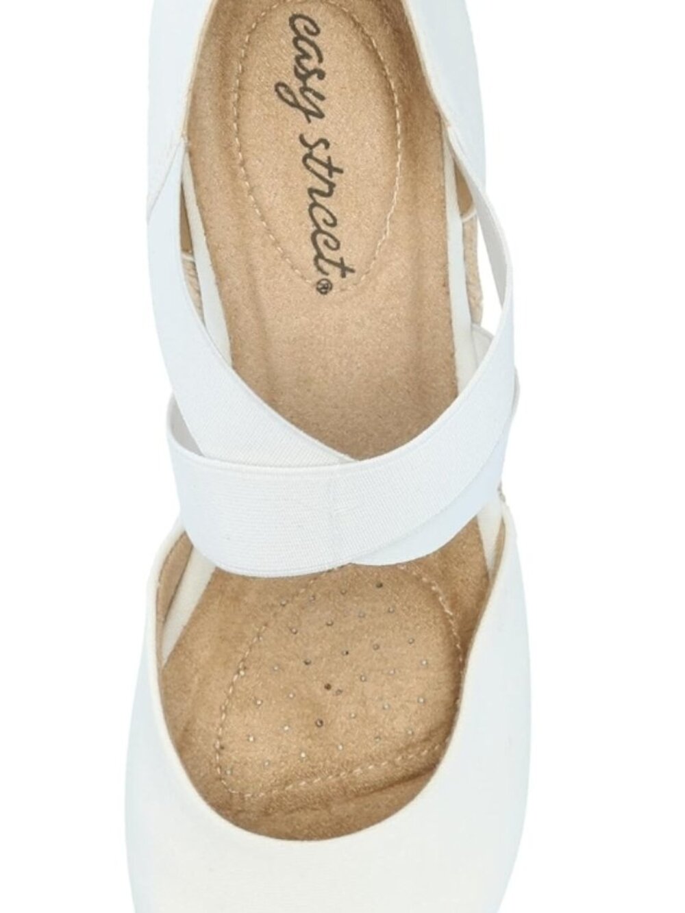 White Espadrilles.